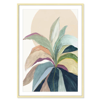 Sherbrooke Sunny Bright Leaves II by Asia Jensen Print