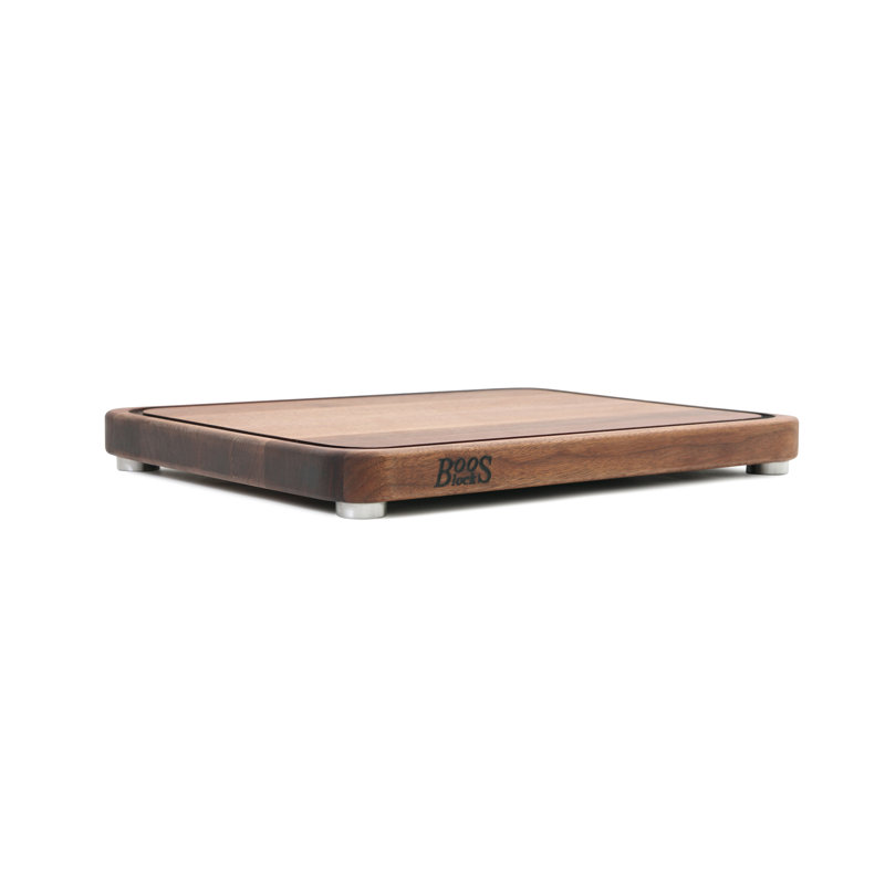 Gift John Boos Maple Wood Cutting Board, 20" L x 15" W x 1.5" D, Walnut