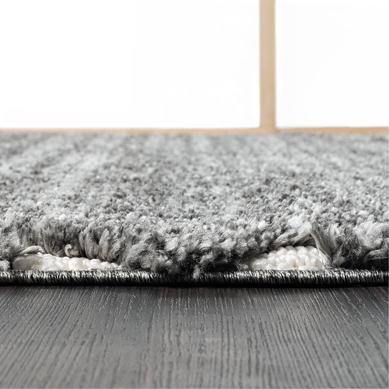 Tapis gris et crème Talas
