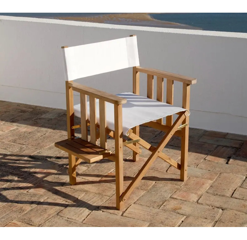 Safari Outdoor Teak Dining Armchair, Forest Green