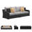 Danny 107'' Wide Straight Patio Sofa with Cushions-389081126-389081125