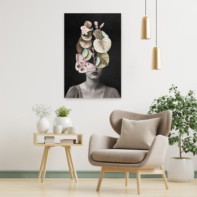 «Elegant Butterfly Botanicals», art mural papillon