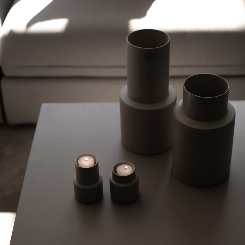 Ceramic Table Vase, 11.81" H x 5.51" W x 5.51" D