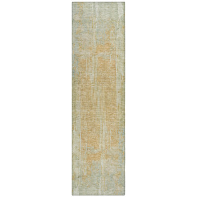 Machine Washable Indoor/Outdoor Chantille ACN2309 Abstract Rug