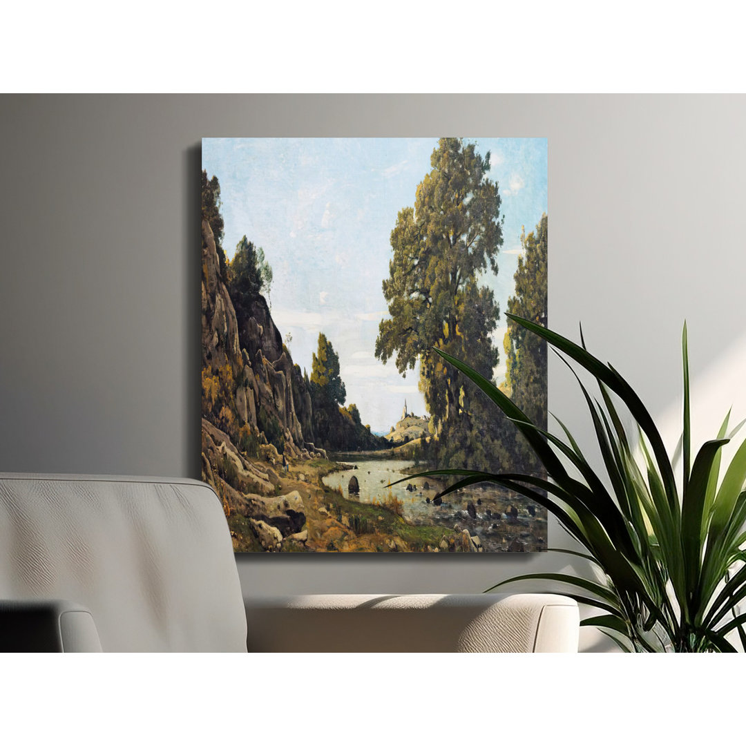 Landscape Canvas Wall Art, Archival Quality Gallery Wrapped Print, Ready to Hang, Nature Scene, Modern Decor for Living Room, Office Art