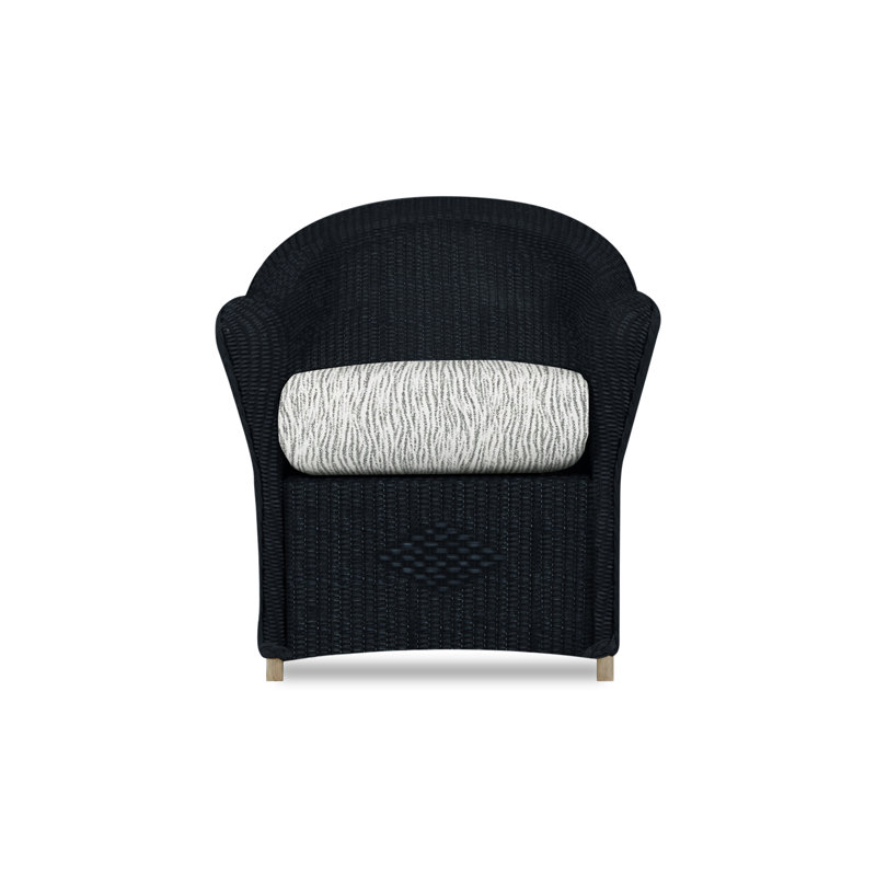 Reflections Outdoor Dining Armchair, Ebony, Remy Pebble