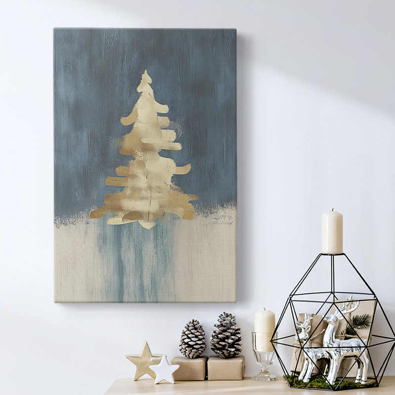 Art des Fêtes de Noël - Toile tendue avec châssis CXCVI, H 18 po x l 12 po
