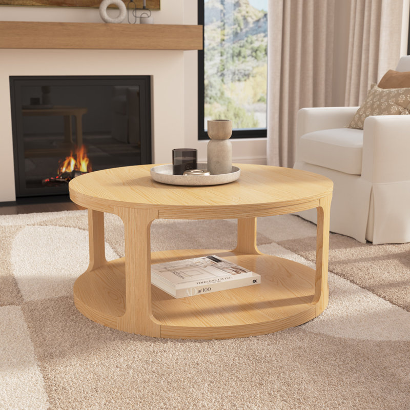 Table basse ronde pour le salon