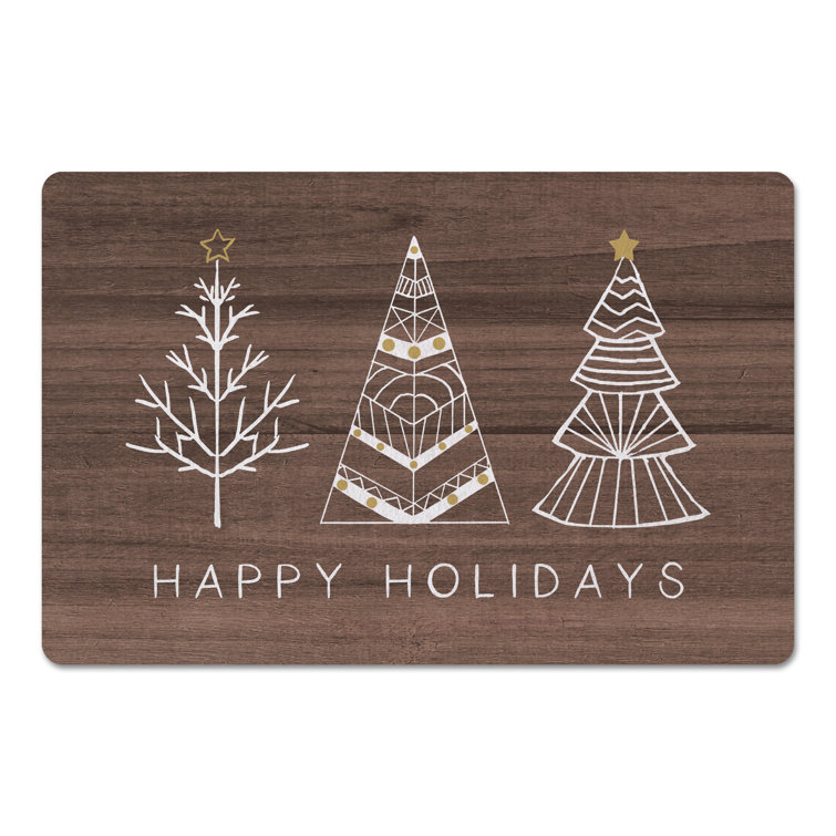 The Holiday Aisle® Straley Non-Skid Kitchen Mat