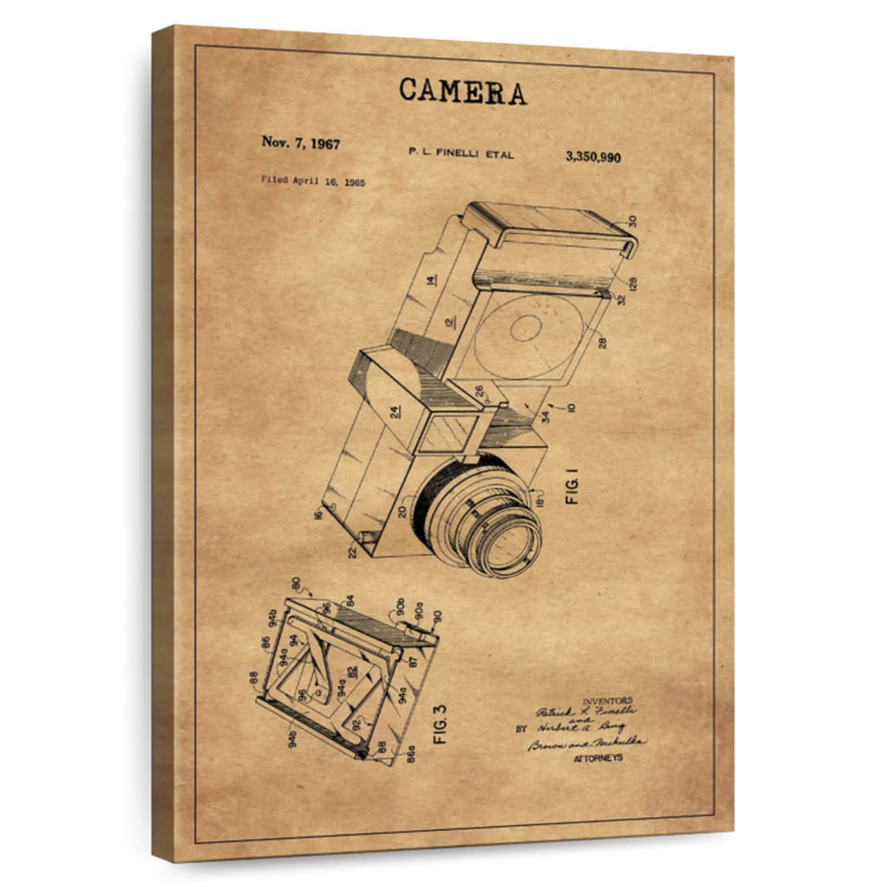 Camera Ladonta, 51" H x 34" W