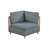 Modern Sofa MODULA SET 5PC Steel