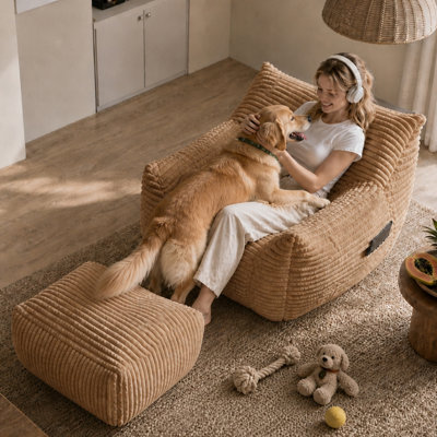 Fabric Indoor Bean Bag Set