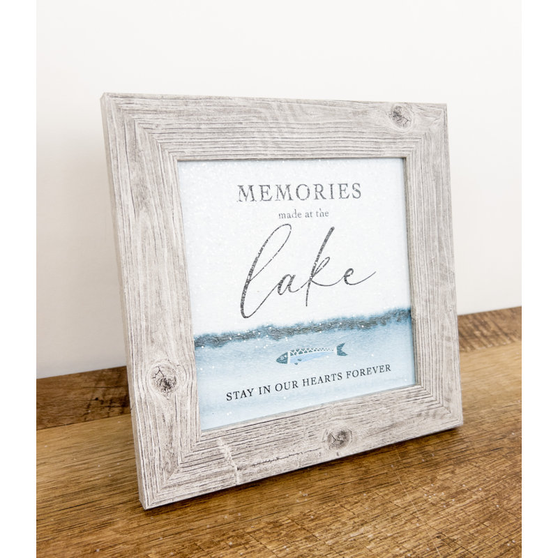 Memories Made at the Lake - impression encadrée