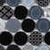 Fusion Dot 2" x 2" Penny round Marble Look Mosaic Wall Tile