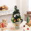 Mini arbre de Noël décoratif de 20 cm pour ornements de Noël-406699968