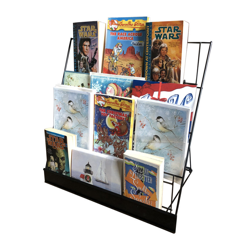 Metal Free Standing Magazine Rack