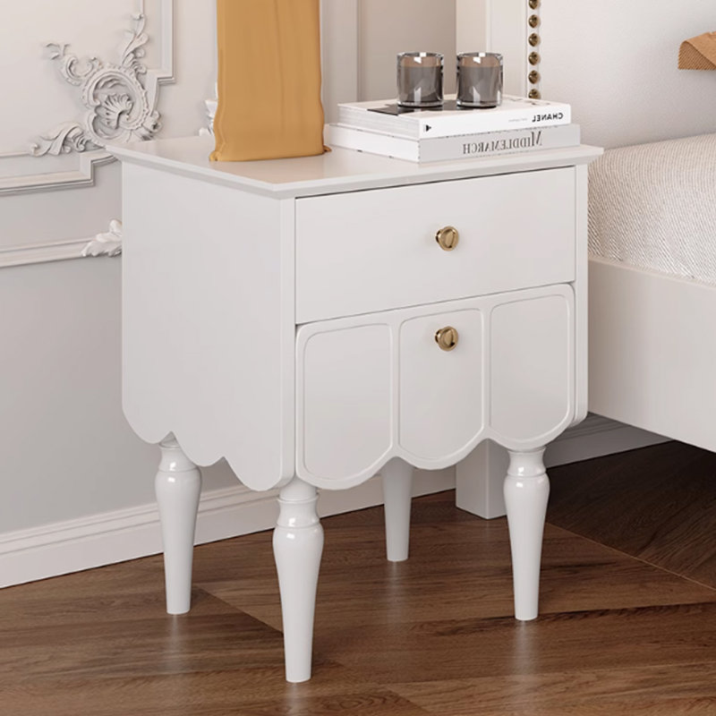 Table de chevet Clouds, Blanc