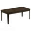 Ensemble de 3 tables basses et tables de bout brun foncé