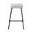 Berkley Counter Stool In Matte Black With Light Beige Fabric-123564828-123564823