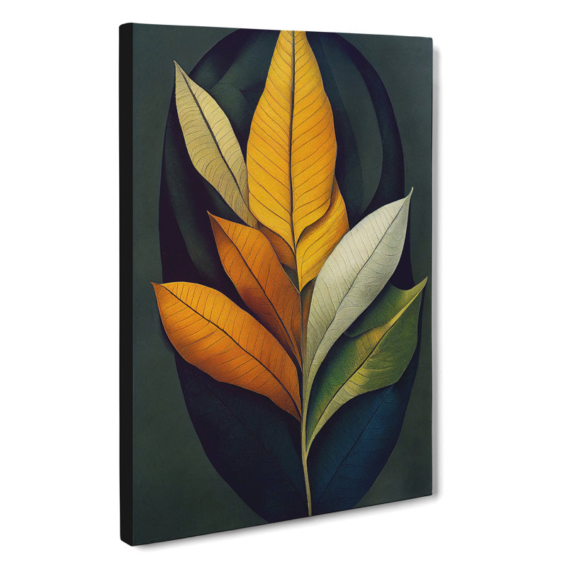 A Spectacular Leaves - Wrapped Canvas Print, 50cm H x 35cm W x 3cm D