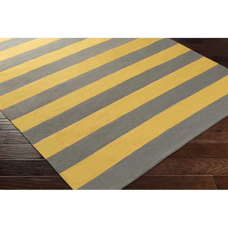 Cybulski Cotton Oriental Indoor Rug, Rectangle 9' x 12'