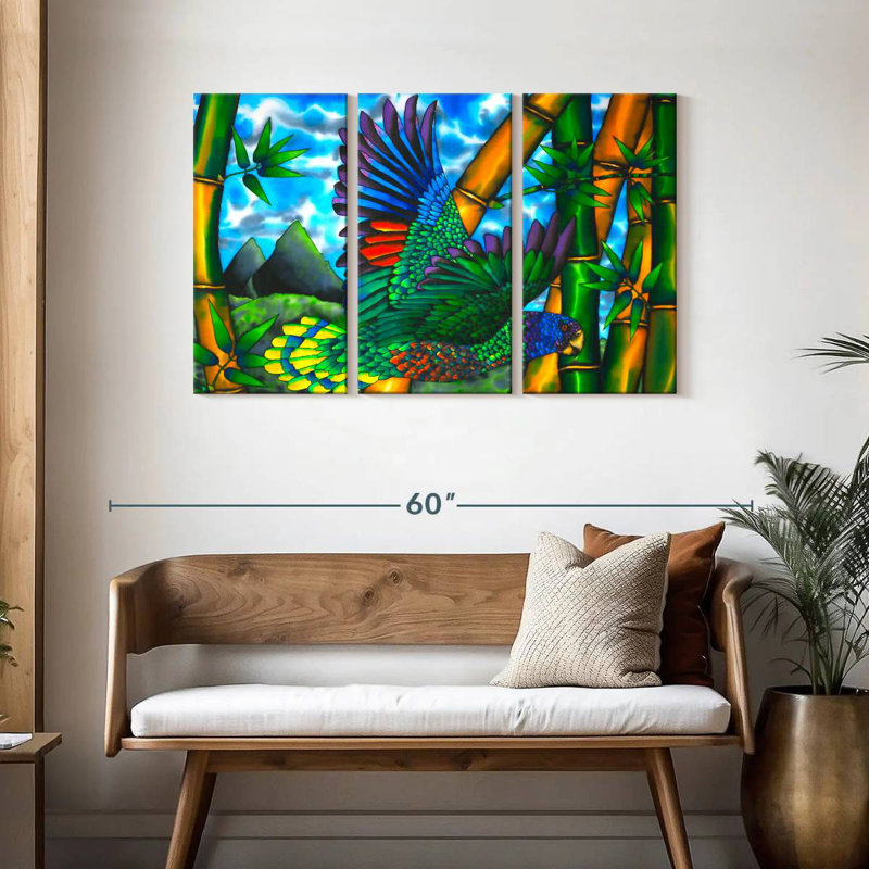Brampt Untamed Saint Lucia, 28" H x 45" W