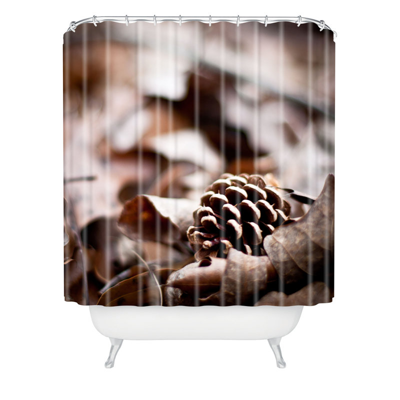 Rideau de douche simple automne