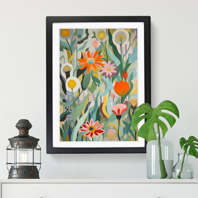 FRM-V0523-973X Flowers Retro Vol.4 - Picture Frame Print