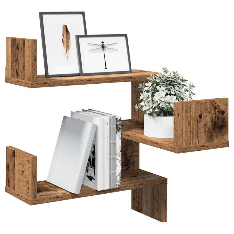 Arleena Floating Shelf, Old Wood