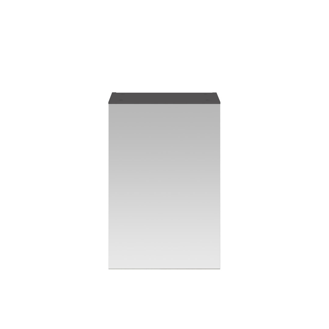 Fusion 450mm W 715mm H Surface Framed Medicine Cabinet Mirror 1 Adjustable