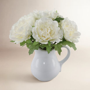 Olveston Peonies Centerpiece in Vase
