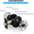 Crystal Door Knobs Keyless Lock with Round Rosette-126322832-52011725