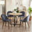 Jazabella 4 - Person Four Leg Dining Set-1426904019-1437995220