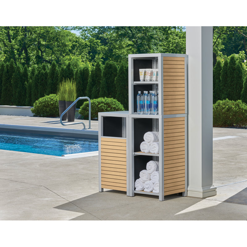 Travira Modular Valet Base Receptacle, Tekwood Natural