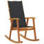 Chaise berçante d'extérieur avec coussins en bois d'acacia massif-322641138-322641139