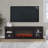Benjamin 83" Landscape Electric Fireplace by Real Flame-89114308