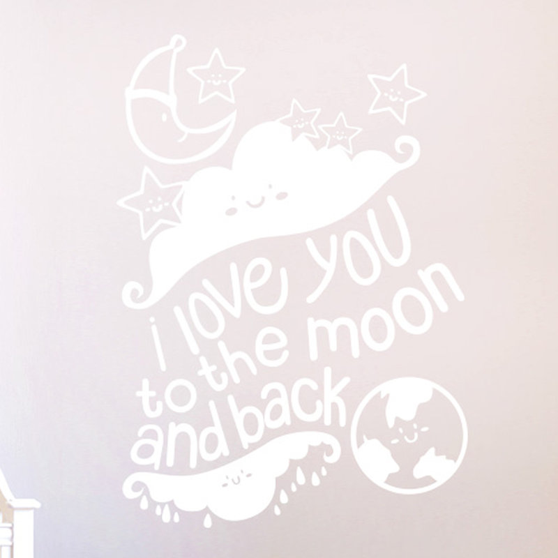 Wall Decal, White, Medium