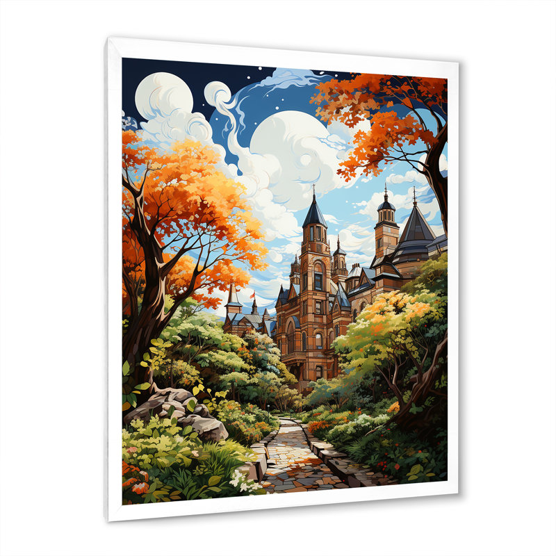 «College University Buildings University II», impressions sur toile de paysages urbains, H 32 po x l 24 po x P 1 po