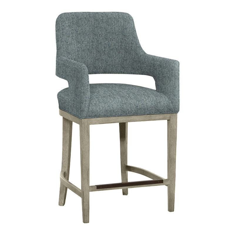 Tabouret de bar et de comptoir Josie, Amande chamois, Oasis 9508, Tabouret de comptoir (siège d'une hauteur de 26,5