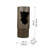 19.7X19.7X56.5" Large Outdoor Water Fountain With Light, Contemporary Calming Elegance Cement Water Feature, Available Flowers DIY For Garden Patio & Backyard