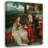 "The Virgin and Child with Saint Anne in an Enclosed Garden, with Joachim and Joseph Beyond" by  School Of Antwerp - Gallery Wrap Canvas Wall Art-1831253851