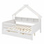 Lits plateforme Woodhouse avec DEL, tablettes de rangement, tiroirs et garde-corps-489242480