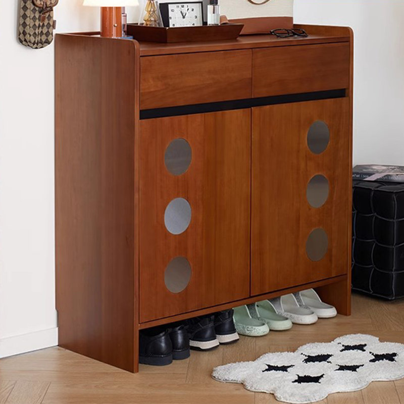 Petite armoire de rangement pour chaussures Retro, Brun