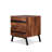 Rectangular Walnut & Black Accent Table - Functional Storage And Durability Modern Elegant In Spacious Quality