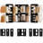 57.3"-151.7" Adjustable Closet System With 8 Drawers And 8 Clothes Rods-1559917490