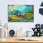 «The Swing» par Cindy Thornton, art mural en verre acrylique-1701425024