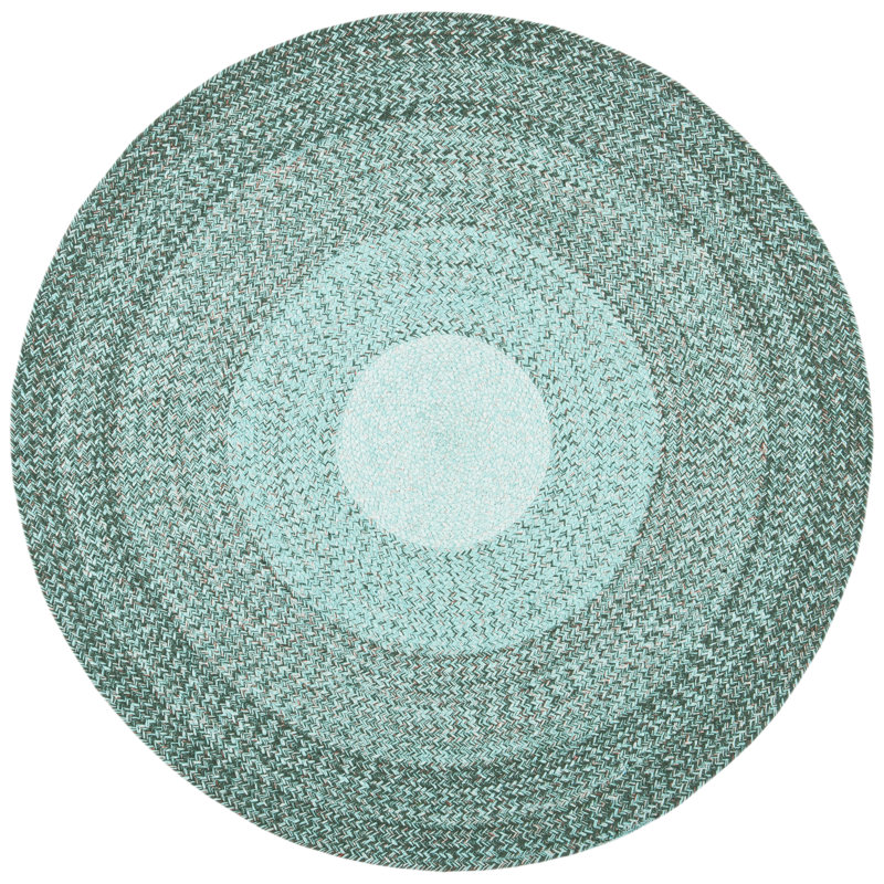 Gympie Hand Woven Cotton Rug, Round 5'