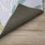 Tapis bleu / gris en polyester tissé à la machine Pagar-1414562308