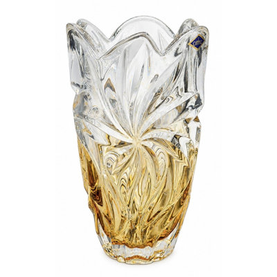 Vase à fleurs en cristal 11 po Aurum