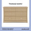 Commode double 6 tiroirs Crescent-110438763